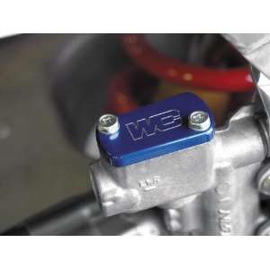  Works Connection Rear Master Cylinder Cover   Blue 21 500 