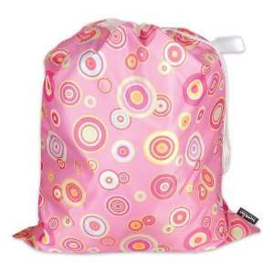  Bumkins Waterproof Laundry Bag, Medium, Pink Fizz Baby