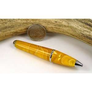  Lemon Acrylic Bullet Pen With a Chrome Finish Office 
