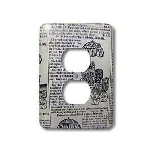  Florene Vintage   Antique Buggy Ad   Light Switch Covers 