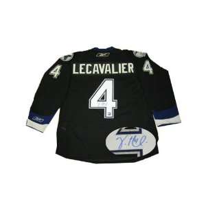 Vincent Lecavalier Autographed Jersey  Details Tampa Bay Lightning 