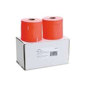  2 Line Labels for Monarch 1115, 5/8 x 3/4, Fluor. Red 