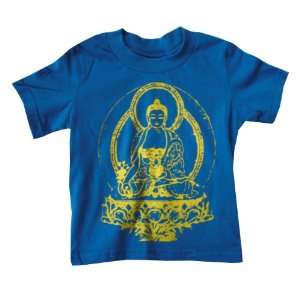  Happy Family Buddha Royal Blue Kids T Shirt (12 18 Months 