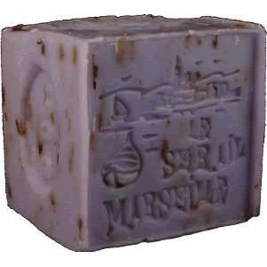 Savon de Marseille (Marseilles Soap)   Lavender Soap Exfoliating Cube 