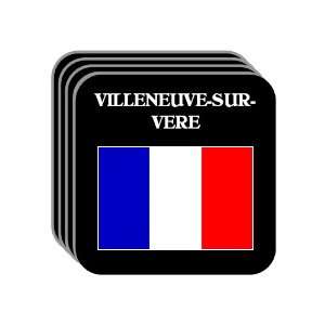  France   VILLENEUVE SUR VERE Set of 4 Mini Mousepad 