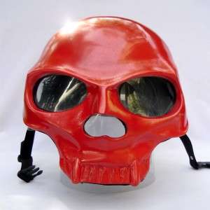 Motorcycle Helmet *Skeleton Skull Custom 3D Airbrush*  