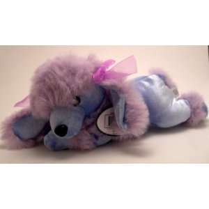  12 Purple Plush Pampered Poodle Toys & Games