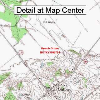  USGS Topographic Quadrangle Map   Beech Grove, Kentucky 