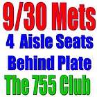   New York Mets @ Atlanta Braves ~ Aisle Seats & The 755 Club (4)  