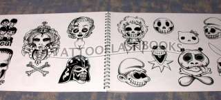 SKULLS FOR ALL Tattoo Flash Machine Gun Kit BOOK  