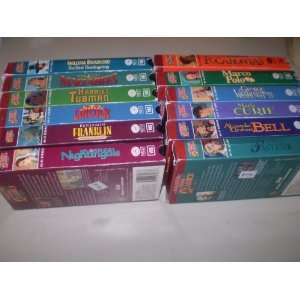 12 VHS Set   Animated Hero Classics   Pasteur, Bell, Curie, Washington 