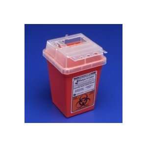   Kendall Phlebotomy Red Sharps Container   1 Qt