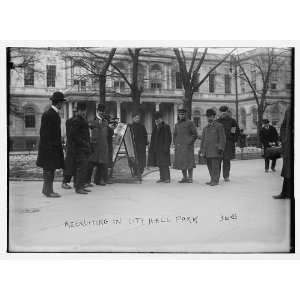  Recruiters in City Hall Park,New York