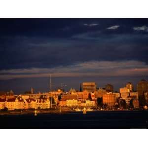  Cityscape from Across Harbour, Victoria, Canada Premium 