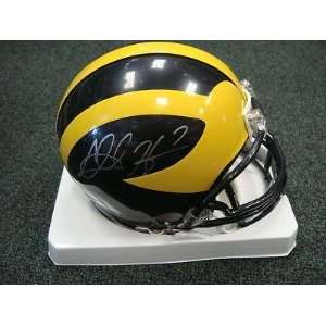 Chad Henne Michigan/dolphins Signed Mini Helmet W/coa   Autographed 