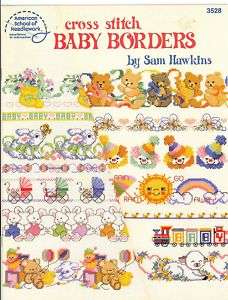 Baby Borders Counted Cross Stitch A.S.N. Pattern  
