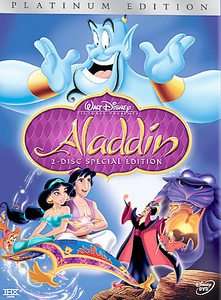 Aladdin DVD, 2004, 2 Disc Set, Special Edition   Gift Set  