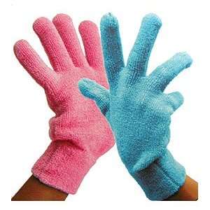  Gel Terry Gloves   Pink