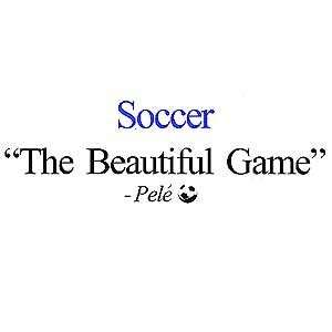  Soccer t shirt PELE QUOTE SOCCER TEE