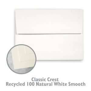  CLASSIC CREST Recycled Natural White Envelope   250/Box 