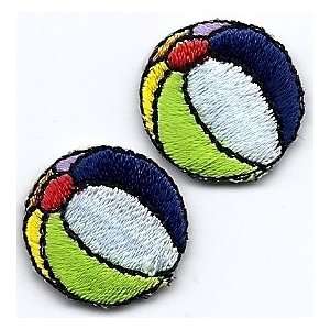   SET GET 1 SET OF SAME FREE/Beach Balls/ Miniatures Iron On Appliques