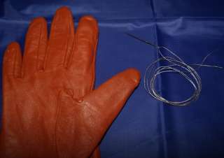 1m Conductive Thread DIY touch screen gloves gant tactile kapazitiv 
