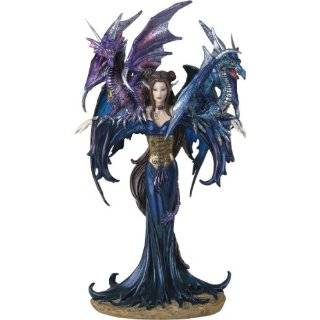Fairy Collection Pixie With Dragon Fantasy Figurine Figure Decoration