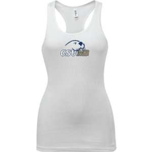  Cal State Monterey Bay Otters White Womens Logo Tank Top 