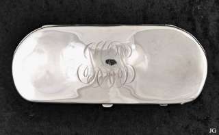 Vintage Sterling Silver Glasses Case Circa 1910 1920s  