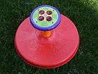 PlayskooL Sit N Spin Toy Red With Musical Lights Dated 1973 by Tonka