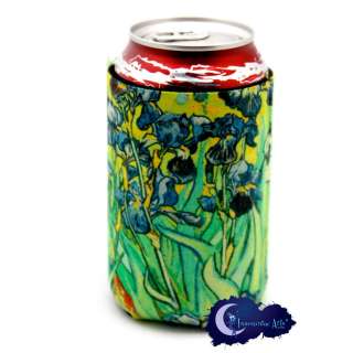 IRISES by Vincent Van Gogh   ART Can & Bottle KOOZIE  