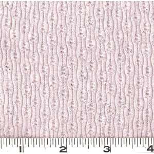  58 Wide Birdseye Ribbed Knit Pink Fabric By The Yard 