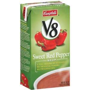 V8 Soup Soup Sweet Red Pepper   12 Pack Grocery & Gourmet Food