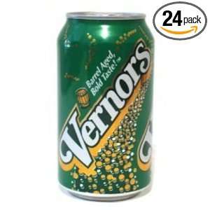 UP Vernors Soda Soft Drink, 12 Ounce (Pack of 24)  