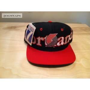  Portland Trailblazers Vintage Wraparound Snapback Hat 