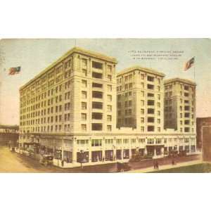  1916 Vintage Postcard Hotel Multnomah Portland Oregon 