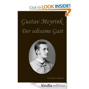 Der seltsame Gast (German Edition) Gustav Meyrink  Kindle 