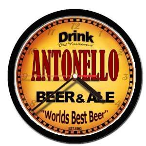  ANTONELLO beer and ale wall clock 