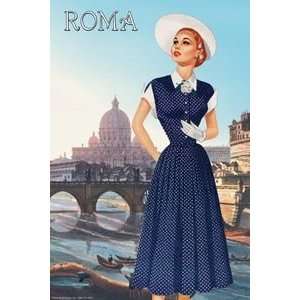  Roma Vatican View Fashion II   20x30 Gallery Wrapped 