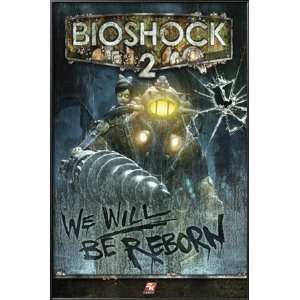  Bioshock 2   We Will Be Reborn Lamina Framed Poster Print 