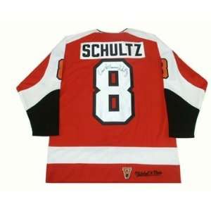  Dave Schultz Autographed Philadelphia Flyers Mitchell 