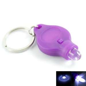  1 LED Big Bulb Flashlight Purple