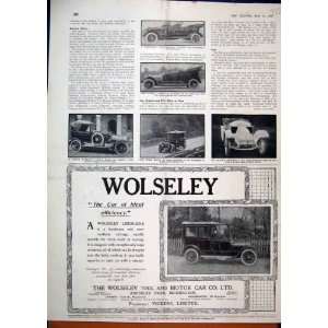  Advert Wolseley Tool Motor Car 1911 Talbot Humber