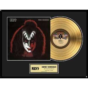  KISS   Gene Simmons Solo Framed Gold Record, LE 2,500 