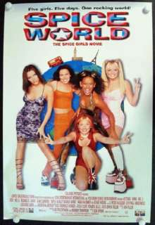 SPICE GIRLS WORLD MOVIE POSTER VIDEO 1998 1SH  