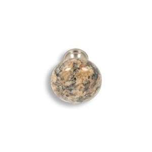   Brand Granite Knob Giallo Veneziano, Brushed Nickel