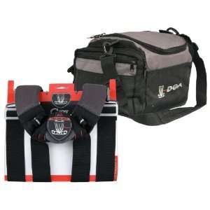Disc Golf Bag and Disc Golf Bag Straps Combo Pack by DGA  