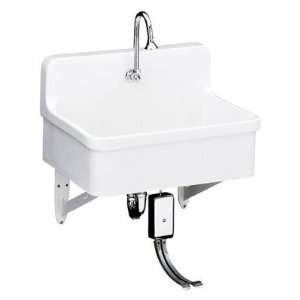 Kohler K 12784 0 Gilford Scrub Up, Plaster Sink with Single Hole 