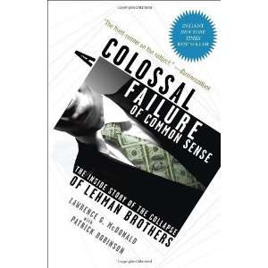   Collapse of Lehman Brothers [Paperback] Lawrence G. McDonald Books