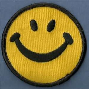  SMILEY HAPPY FACE Embroidered Funny Biker Vest Patch 